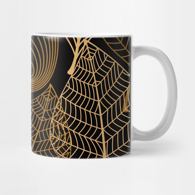 Fall Leaves Pattern by Ken Adams Store